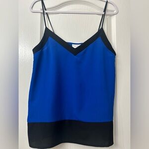 Bisou Bisou- Dress Tank- Blue/Black